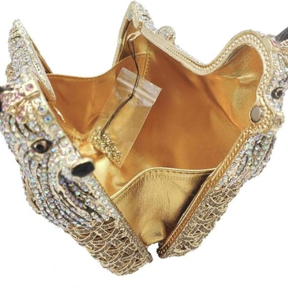 Crystal Rhinestone Evening Purse NWOT - Picture 7 of 7